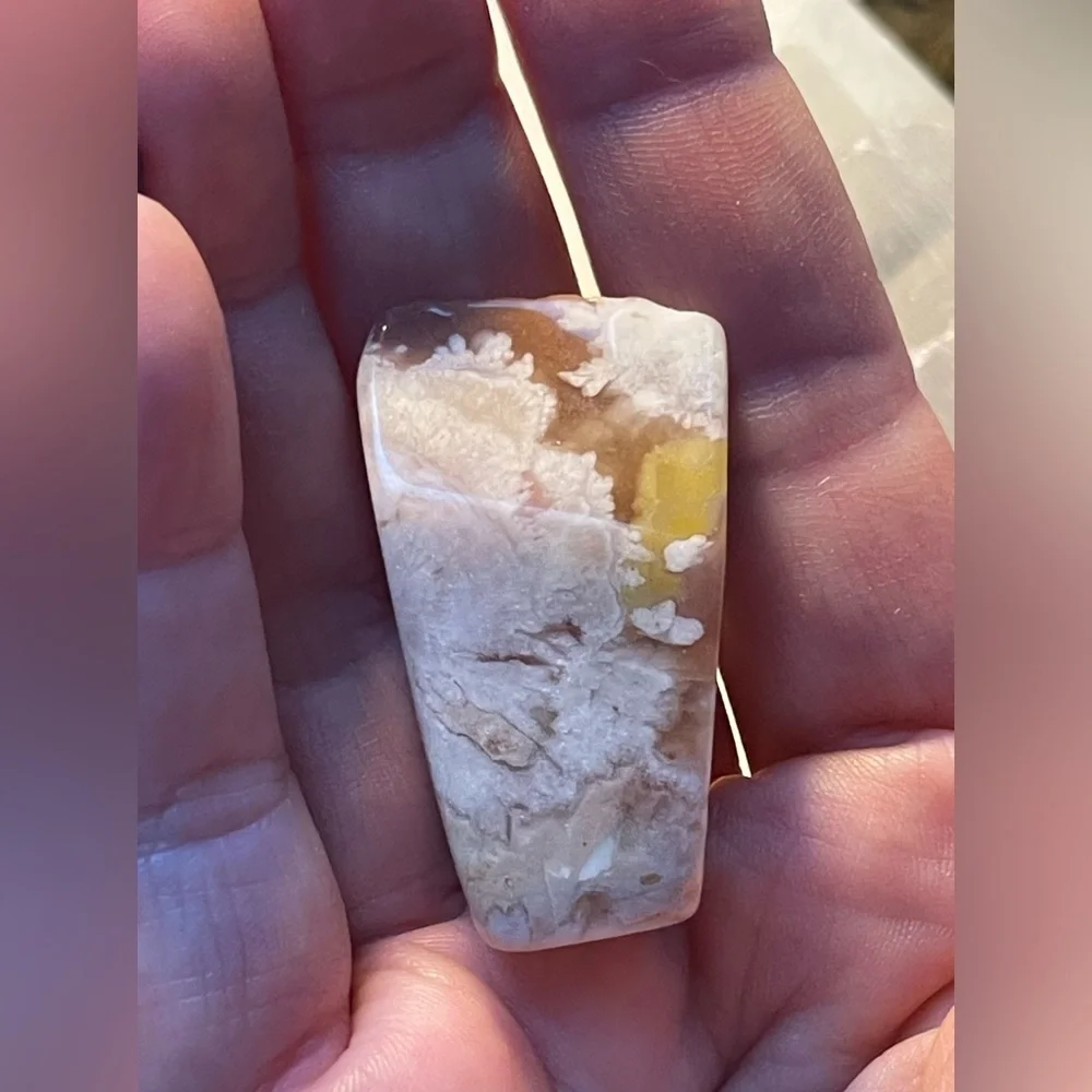 Flower Agate Freeform Natural Crystal Stone